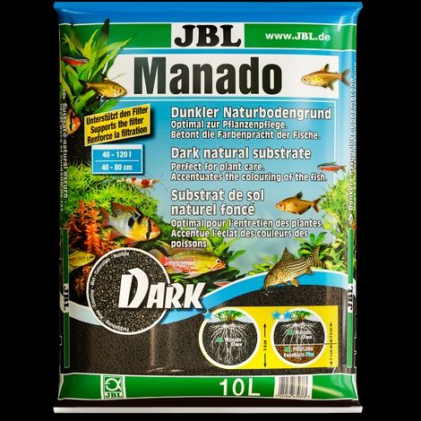 JBL Manado Dark 10L — Substrato novo e fechado