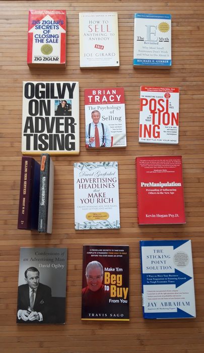 Vários Livros Copywriting/Persuasão/Vendas