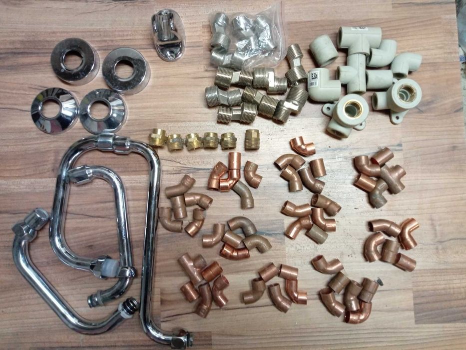 kształtka, złączka miedziana 15, pp, krzywki, wylewki