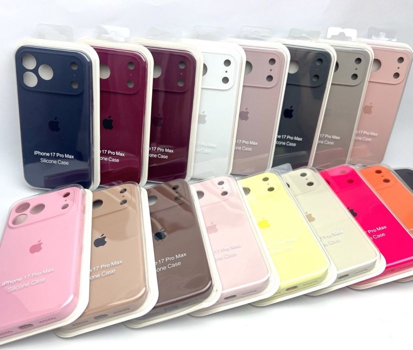 Чехол на iPhone 17 Pro 17 Pro Max Silicone case закрита камера силиклн кейс чохол 17 про макс