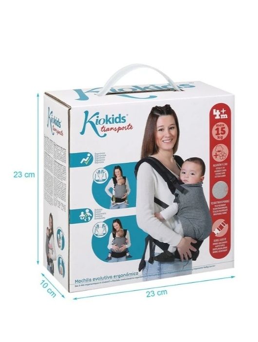 Porta bebê ergonómico marca kiokids