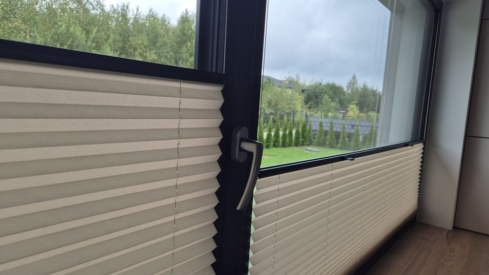 Żaluzje plisowane SZEROKIE 180X120 Na Wymiar Żaluzje Rolety