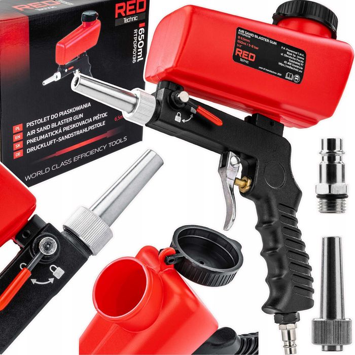 Piaskarka 650 ml 1/4" warsztatowa