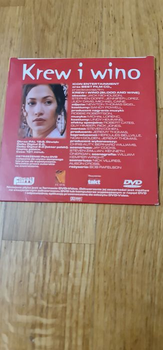 Dvd Krew i wino  Jack Nickolson