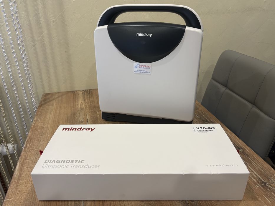 Портативний УЗД Mindray DP‑10 V3 + лінійний датчик 75L38EB