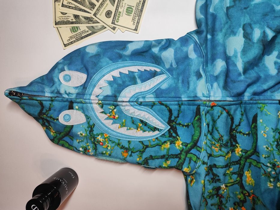 Зіпка бейп ван гог/ bape van gogh zip