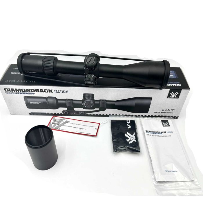 Приціл Vortex Diamondback 6-24x50 FFP | сітка EBR2C MRAD, Оригінал США