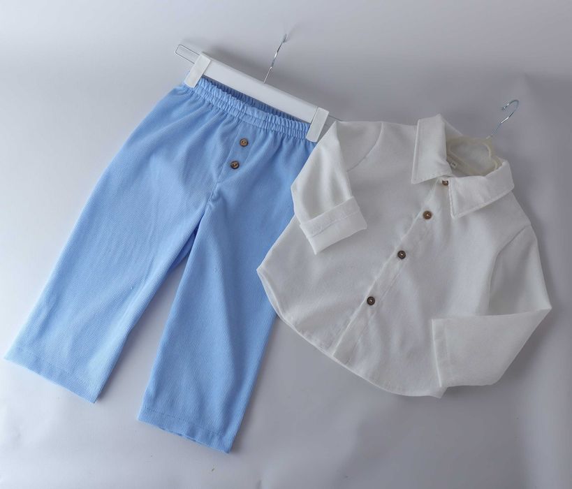 Святковий костюм  для хлопчика блакитний