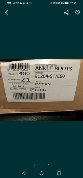 Buty chłopięce zimowe Bartek