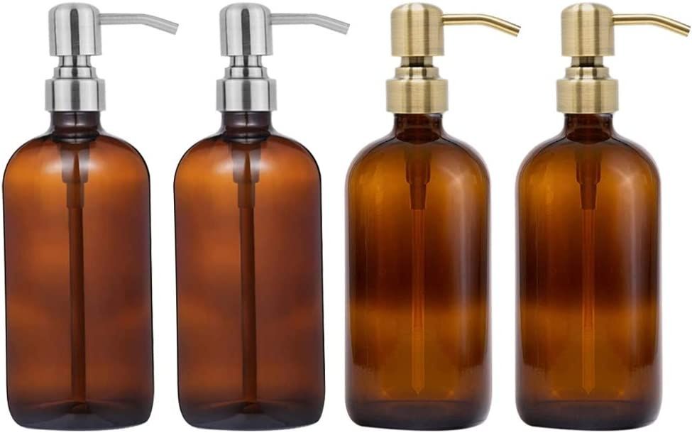 Doseadores em vidro Âmbar
