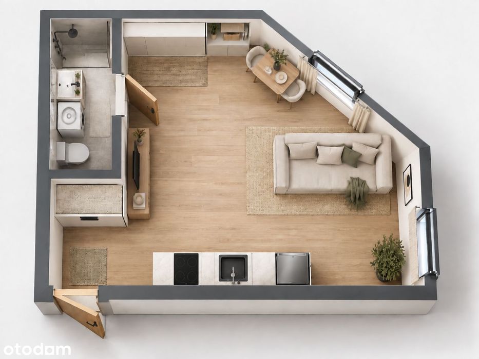Kawalerka 23 m² | 215 tys. | Wawelska | Bez prowizji