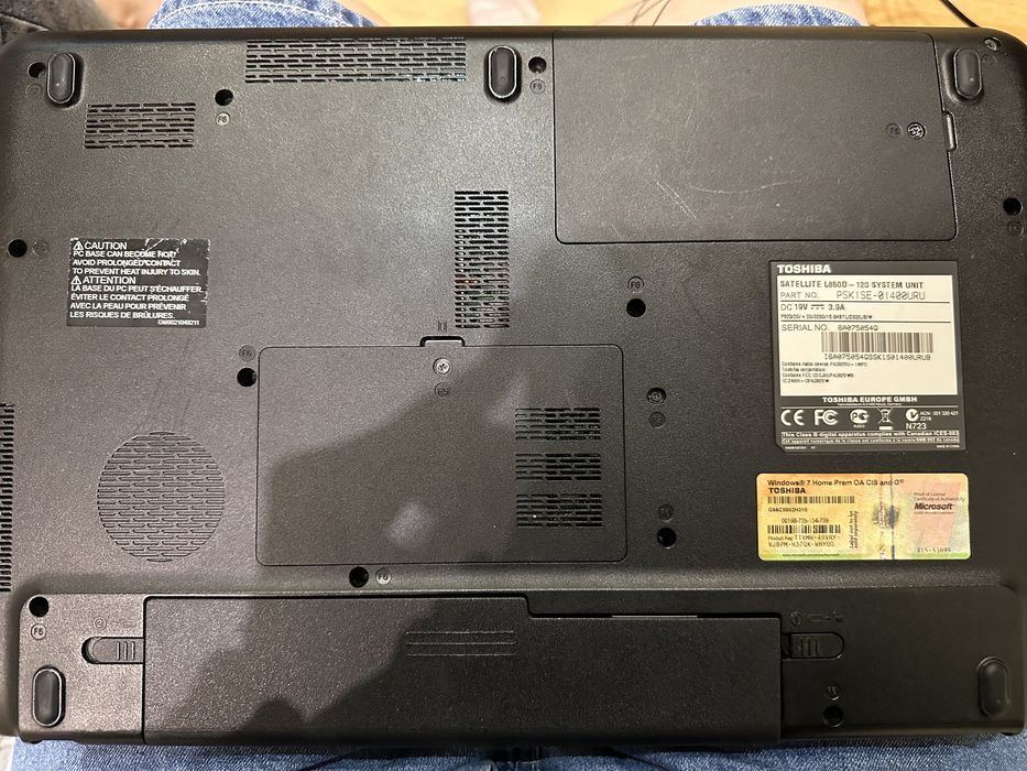 Ноутбук Toshiba Satellite L650D-120: 5 199 грн. - Ноутбуки Київ на Olx