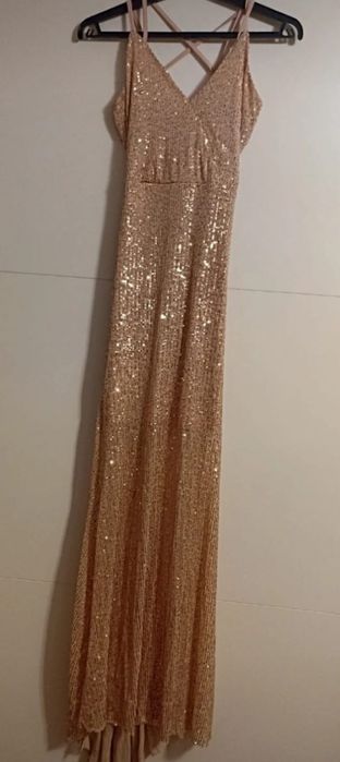 Sukienka sylwester złota