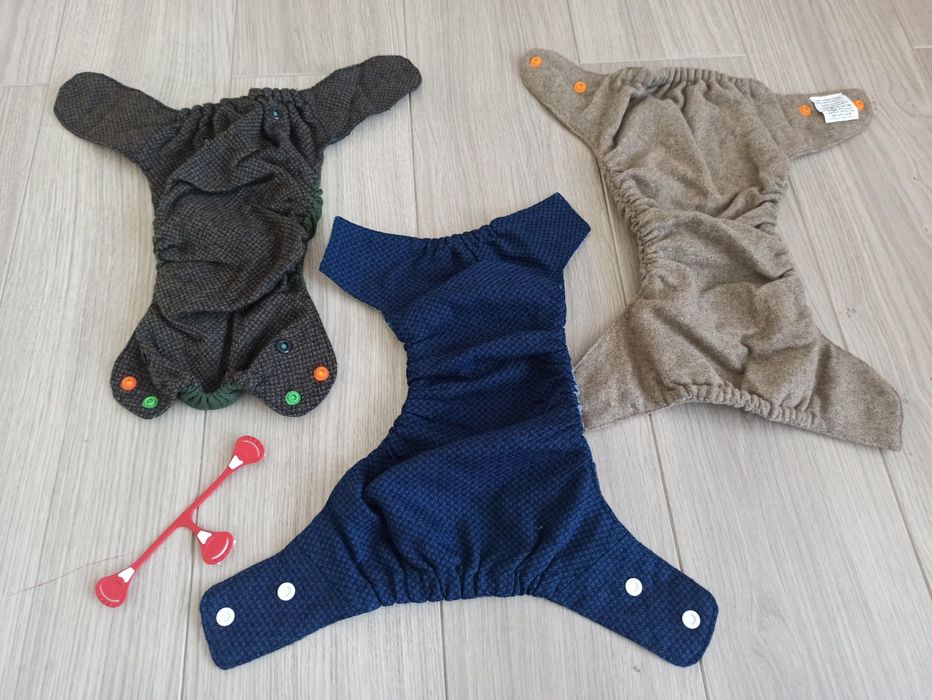 3 wełniane otulacze