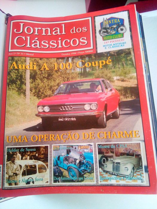 colecção de revistas encadernadas "Jornal dos Clássicos"