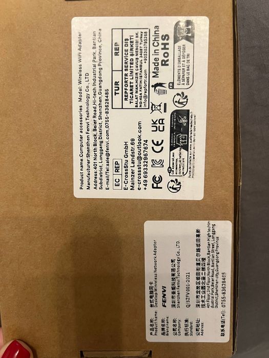 WIFI6 + Bluetooth 5.3 контролер AX5400 2.4G/5G/6Ghz PCIe адаптер Fenvi