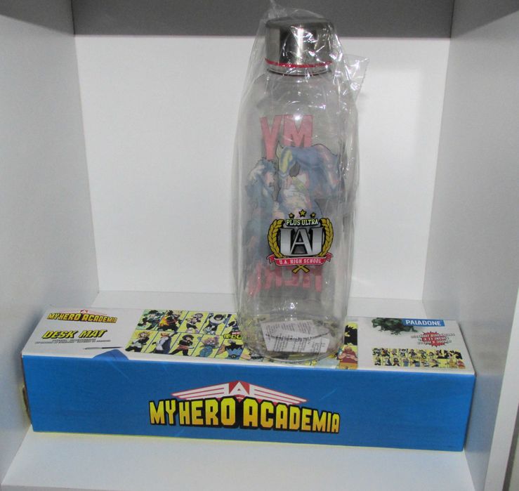 My Hero Academia XL Mouse Pad + 850ml Water Bottle, New/Sealed64550917185410122