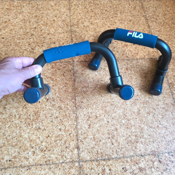 Pegas / Suportes para flexões FILA (Push Up Bars) — Em excelente estado