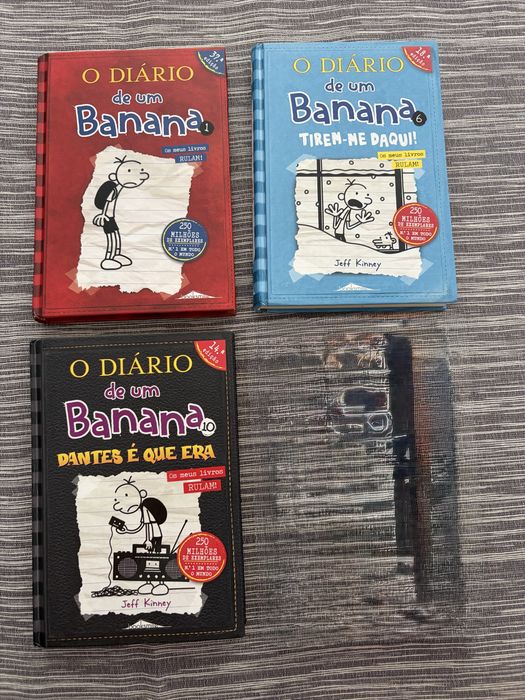 O diario de um banana 1, 6 e 10