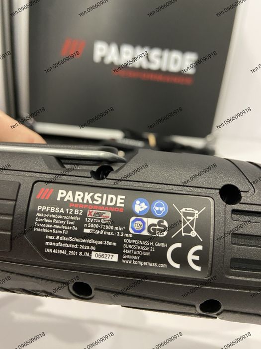 Акумуляторний гравер Parkside PPFBSA 12 B2 Німеччина