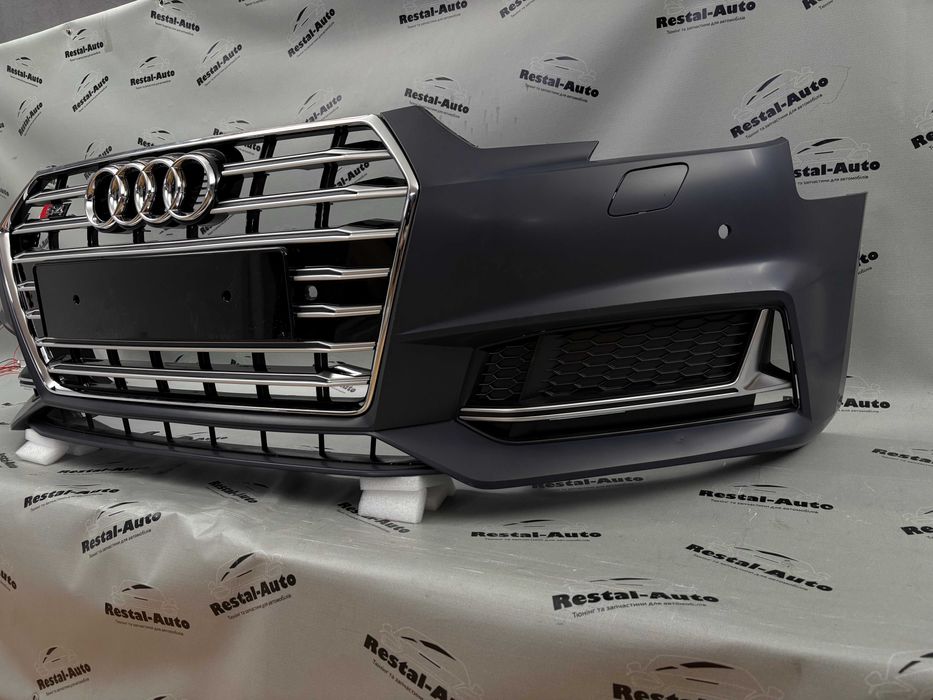 Передній бампер на AUDI A4 B9 2015-2019 р | стиль S-Line S4