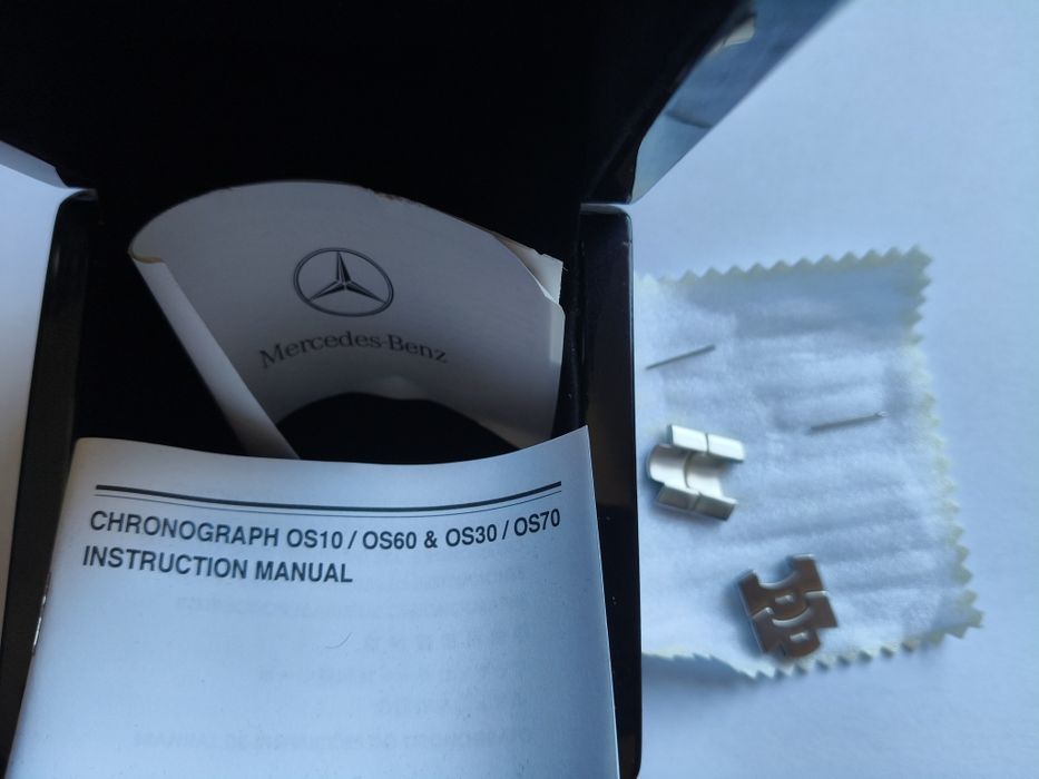 Relógio Cronógrafo Mercedes-Benz Original - Completo com Caixa e Manual