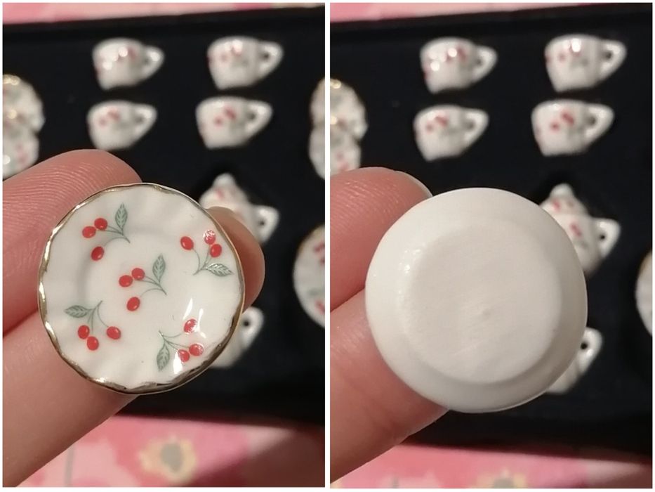 Кукольная посуда набор 1:12, для кукольного домика миниатюра ляльковий