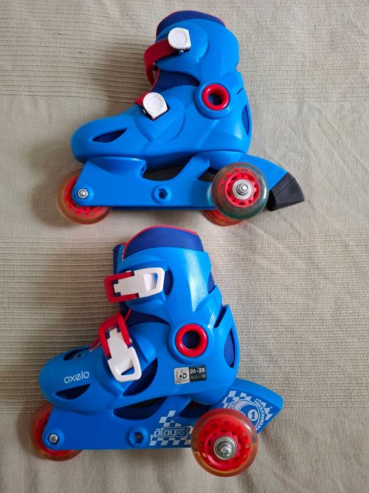 Rolki regulowane dziecięce Oxelo Play3 (r. 26-28) NOWE!