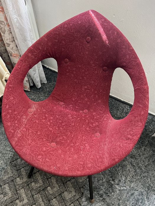 Fotel UFO lata 60. vintage design PRL