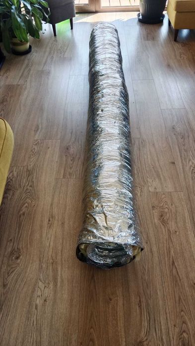 Nowy Przewód elastyczny izolowany DEC SONODEC CLASSIC 2,4 metra fi 200 50mm wełny - Rura spiro z izolacją