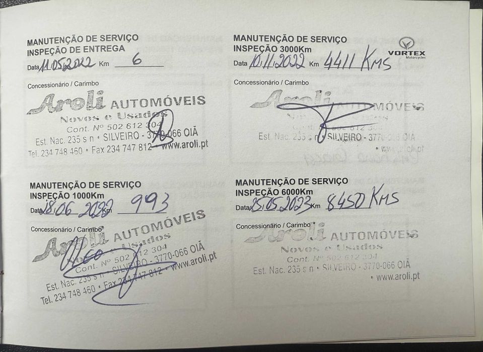 Vortex Café Racer 125cc | 2022 | 14.245 km