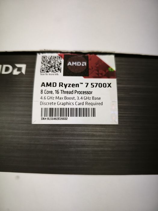 Processador Ryzen 7 5700x