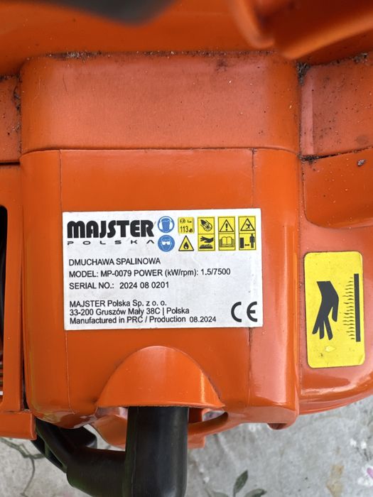 Dmuchawa spalinowa majster polska mp-0079