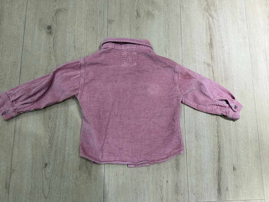 Вельветова сорочка в клітинку вельветовая рубашка Zara 110см 4-5років