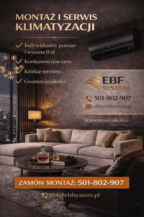 KLIMATYZACJA montaż i serwis