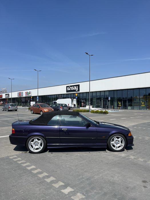 BMW E36 2.8 Cabrio Technoviolett, mpakiet vin, klimatyzacja, s24, manual