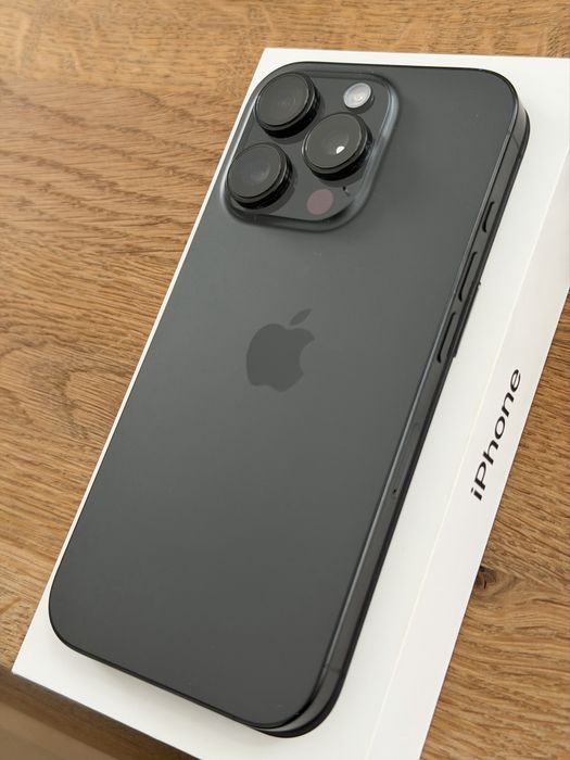 Apple iPhone 16 Pro 256GB Black Titanium 95% Baterii Okazja + dodatki