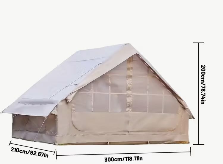 Namiot szybkorozkladalny, pompowany