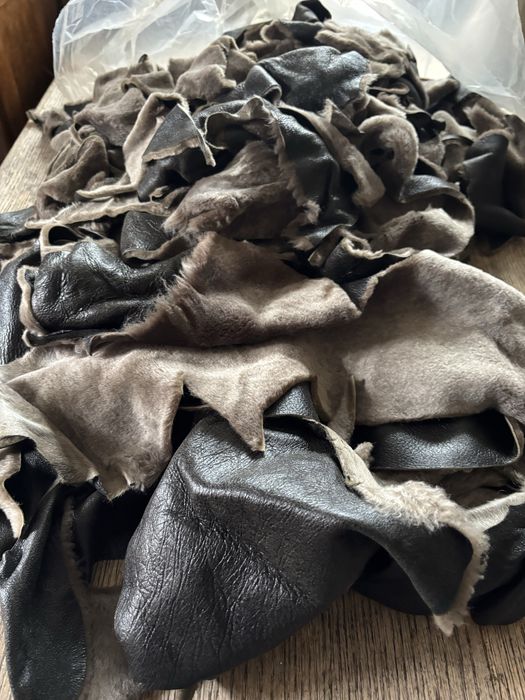 Owcza skóra  3 kg, kawałki skor owczych , ścinki owcze