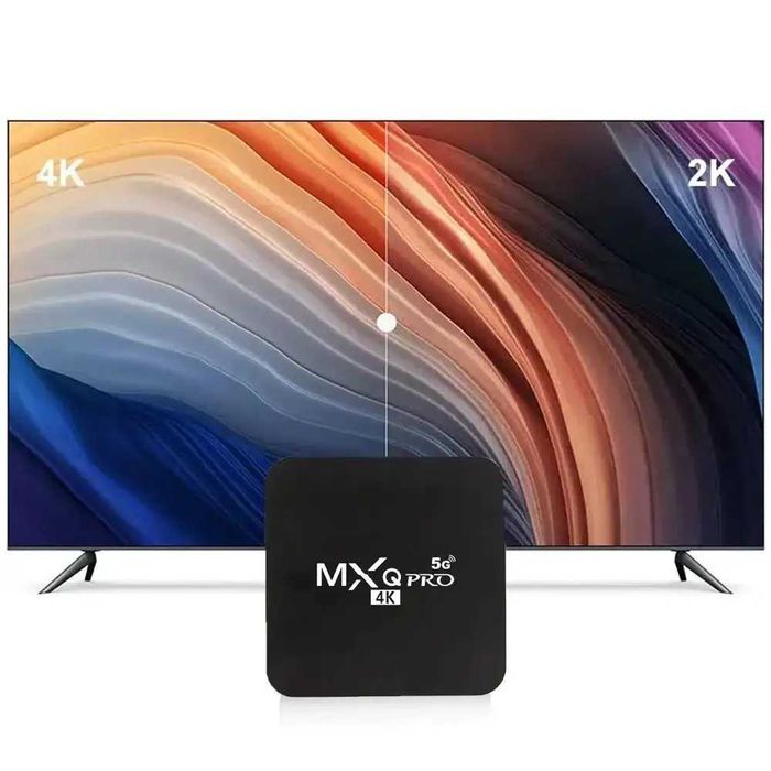 Смарт ТВ приставка MXQ 4K Pro 4GB/64GB, Android 12,