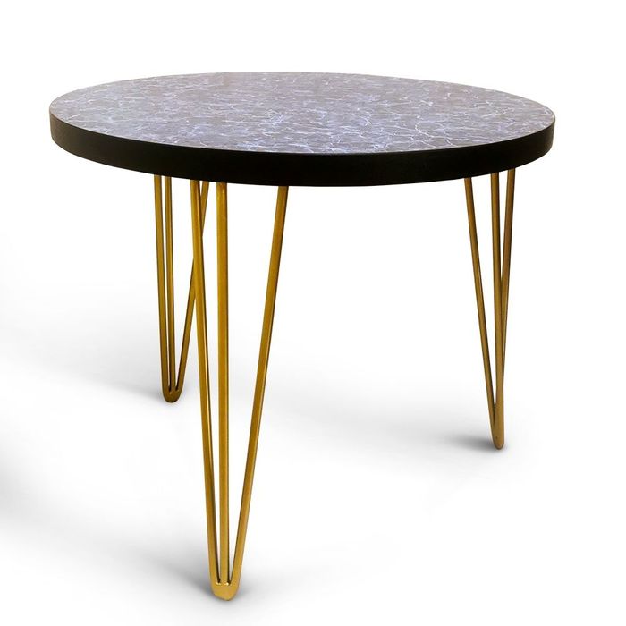 Журнальний столик "Синій мармур"