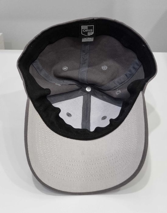 Szara CZAPKA z daszkiem ORIS HOLSTEIN 1904 Full Cap Flex Fit HAFT L/XL