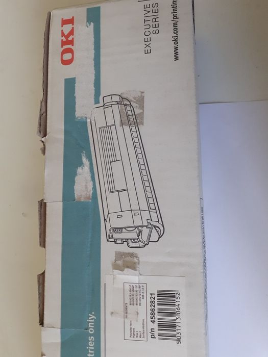 OKI-голубой-оригинальный тонер-катридж ES8453/ES8473 модель 45862821