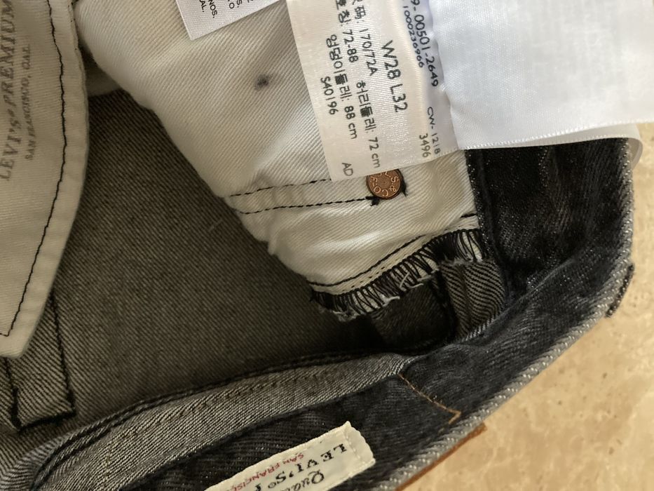 Spodnie jeansy męskie Levis 501  r.S/M Premium W28 L 32 Nowe