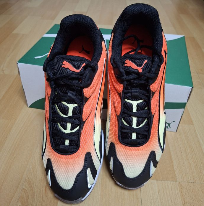 Nowe oryginalne Puma Inhale Glowing Red Black 43
