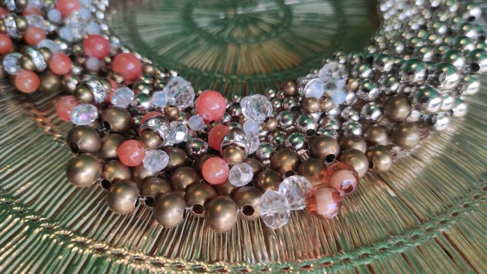 NASZYJNIK kołnierzyk artystycznie zrobiony