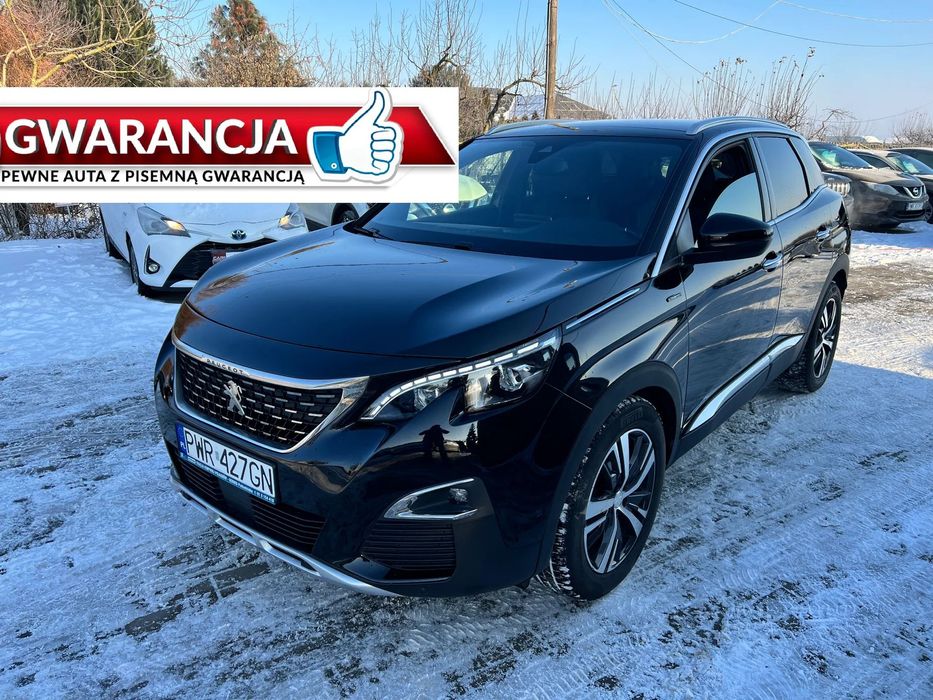 Peugeot 3008 GT-line 2.0 HDi 177KM Automat + łopatki Gwarancja Zamiana Zarejestr.