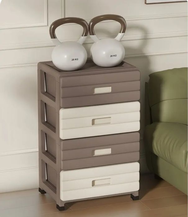 Новый пластиковый комод тумбочка для хранения  5 ящиков