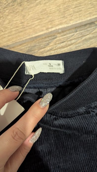 Сині вельветові штани 98 zara