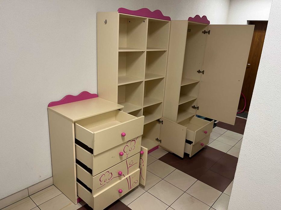 Meble dla dziewczynki Meblik Orchidea zestaw